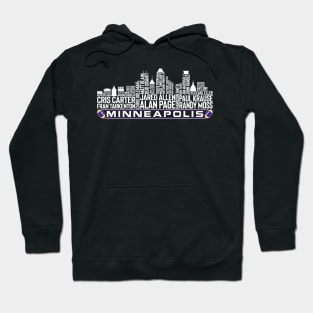 Minnesota Football Team All Time Legends, Minneapolis City Skyline Hoodie